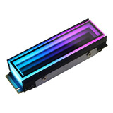 Dissipador De Calor Espelho Infinito Argb Para Ssd M 2 2280