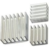 Dissipador De Calor Raspberry Pi 3 Alumínio Prata Kit 3 Peças