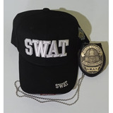 Distintivo Agente De Policia Da Swat Multifantasias 