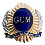 Distintivo De Boina Gcm Metal Brasão De Boina