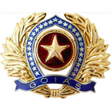 Distintivo De Boina Oficial Polícia Militar Goiás Pmgo