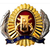Distintivo De Boina Sgt sub Polícia Militar Goiás Pmgo