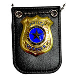 Distintivo Insígnia Policial Cosplay Metálico 50