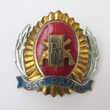 Distintivo Quepe Subten Sargento Policia Militar São Paulo