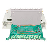 Distribuidor Interno Optico Dio 12 Fibras Completo Sc Apc