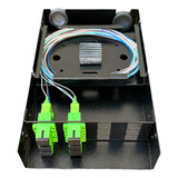 Distribuidor Interno Óptico Mini Dio 06 Fibras Sc apc Parede