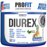 Diurex Chá Diurético Termogênico Detox 200g Profit Sabor Abacaxi Com Coco
