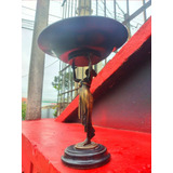 Diva Art Nouveau Centro De Mesa Escultura Antiga