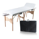 Divã Mala Madeira Reclinável Sfm03 200 Kg Cor Branco