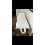 Divã Mala Madeira Reclinável Sfm03 200 Kg Cor Branco