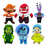 Divertida Mente 2 Coleção 6 Pelúcia Filme Bonecos Brinquedo