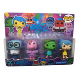 Divertidamente 2 Kit Com 4 Emoções Estilo Pop 10 Cm Natal