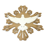 Divino Espirito Santo 40 Cm Madeira Batizado Menino 1073