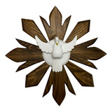Divino Espírito Santo Resplendor Madeira Marrom 40cm