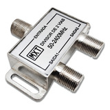 Divisor De Antena 1 Entrada X 2 Saídas Uhf Vhf Cftv 2400mhz