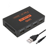 Divisor Hdmi Splitter Duplicador 4x1 1080p Com Nota Fiscal