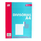 Divisória Para Fichário A4 Yes 10 Divisões C visor Cristal
