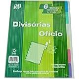 Divisória Para Fichário Oficio YES Com 6 Divisões Com Visor Colorida 6INTBSOR