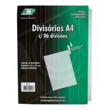 Divisórias A4 C 06 Divisões Acp 757