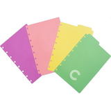 Divisorias Caderno Inteligente Pastel A5