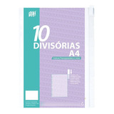 Divisórias De Fichário A4 Transparente C 10 Y e s