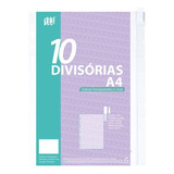 Divisórias De Fichário A4 Transparente C 10 Y e s