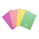 Divisórias Pastel Caderno Inteligente Médio Novo