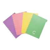 Divisórias Pastel Para Caderno Inteligente Grande 200x275mm