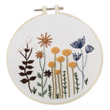 Diy Kit De Bordado Floral bordado Kit De Ferramentas De C