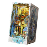 Diy Livro Bookends Kits Estante Inserção Decoração 3d