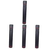 DIYEAH 4 Pcs Tubo De Desenho Cartazes De Armazenamento De Projeto Tubo De Transporte De Projeto Tubo De Cartaz Telescópico Poster Tubo De Pintura Tubo De Suporte