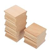 DIYEAH 6 Peças Montagens De Carimbo De Borracha De Madeira Em Branco Alça De Carimbo De Borracha De Madeira Diy Artesanato Scrapbooking Selos Blocos De Madeira Duros Para Fazer Carimbos