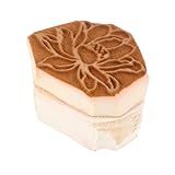 DIYEAH Selos De Impressão De Argila DIY Kraft Flor Impressão Selos Pequenos Blocos De Esponja De Forma Floral Para Cerâmica Scrapbook