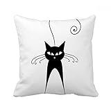 DIYthinker Linda Capa De Almofada Para Sofá Dormindo Com Desenho De Animal Para Amantes De Animais De Estimação