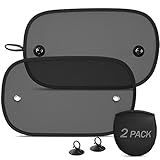 DIZA100 Guarda Sol De Carro Pacote Com 2 Persianas De Janela De Carro Para Bebês Para Sol Universal Para Janela Lateral Do Carro E Proteção UV Para Crianças Adultos Animais De Estimação 50 Cm X 30