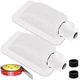 DKARDU Bule De Entrada De Cabos Porta única à Prova D água Cabo ABS IP68 3 12 Mm Para Barcos RV 2 Peças De Suportes De Montagem De Fiação De Painel Solar Para Motorhomes Trailers Caravanas
