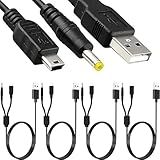 DKARDU Cabo Carregador PSP 1000 Para Sony PSP 1000 2000 Série 3000 E E 1000 Em Forma De L USB 2 0 A Macho Para DC 5 V Cabo De Alimentação 2 Em 1 Fio 28AWG Para Tablet Celular Laptop 4 Peças