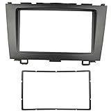 DKMUS Kit De Acabamento De Montagem De Painel De Rádio Duplo Din Compatível Com Moldura Estéreo Honda CR V CRV 2007 2011