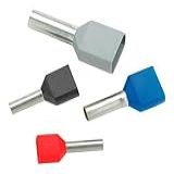 DMTI Terminal Tubular Ilhós Duplos 1 0 1 5 2 5 4mm 400 Unidades