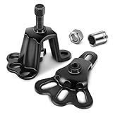 DNA MOTORING Conjunto De Extrator De Cubo De Roda Dianteira Universal De 5 Peças E Extrator De Eixo Do Cubo Conjunto De Ferramentas De Extrator De Cubo Automático De Removedor De Instalador Com