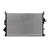 DNA Motoring OEM RA 13313 Radiador De Ajuste Direto De Núcleo De Alumínio Estilo OE DPI 13313 Compatível Com Conexão De Trânsito 14 18 Escape 13 17 Entrada De 3 8 Cm Saída