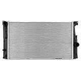 DNA Motoring OEM RA 13353 Radiador De Núcleo De Alumínio De 1 Fileira Compatível Com 528I 528I XDrive 2 0T 12 16 23 5 8 L X 13 5 8 A X 1 1 4 D Entrada De 3 1 2 1 1 5 Tomada De 0 04 Cm