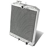 DNA Motoring RA-HC92-42-2 Compatível Com Honda D15-16-B18 1-5L-1-6L-1-8L I4 MT 2 Fileiras Dual-Double Core T-6061 Radiador De Alumínio