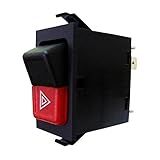 DNI- 2107- Interruptor Pisca Alerta E Emergência Vw Caminhões 2Ta953235 -Chave Comutadora 24V