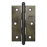 Dobradiça Antique 3 5 Pino Bola Porta Madeira 3 Peças Stam