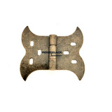 Dobradiça Borboleta Morcego Colonial Ouro Velho