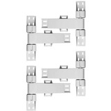 Dobradiça Central P Freezer Horizontal Metalfrio 4 Pçs
