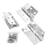 Dobradiça Inox Polido Com Rolamento 3 X2 1 2 Kit 3 Unidades