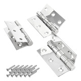 Dobradiça Inox Porta janela Madeira Com Rolamento 3 X2 5