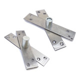 Dobradiça Pivô Pino Porta Pivotante 200 Kg Aço Inox 304
